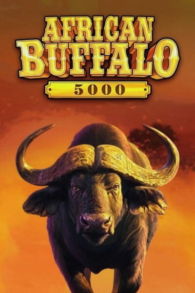 Kaft van African Buffalo 5000 met een Afrikaanse buffel