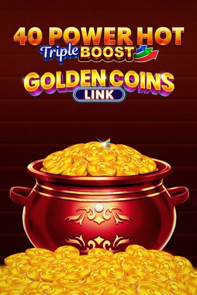 Afbeelding van 40 Power Hot Triple Boost Golden Coins Link met vurig fruit