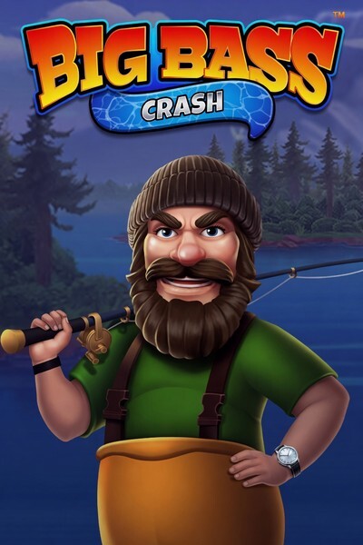 Omslag van Big Bass Crash met een grote vis