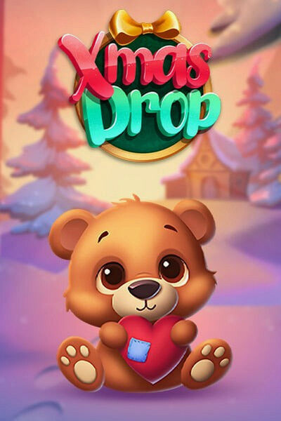 Spelcover van Xmas Drop met kerstversiering